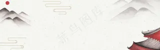 中式水墨PSD分层古风banner模板35