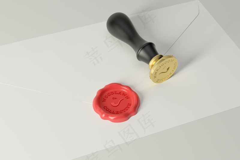 文创vi油泥印章样机psd模版下载