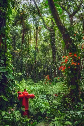 森林深处山林摄影图