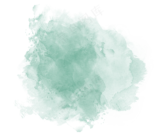 中国新年传统水墨晕染彩色免扣图片素材36