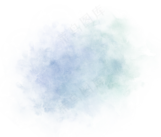 中国新年传统水墨晕染彩色免扣图片素材51