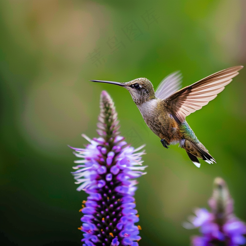 蜂鸟世界上最小的鸟摄影图