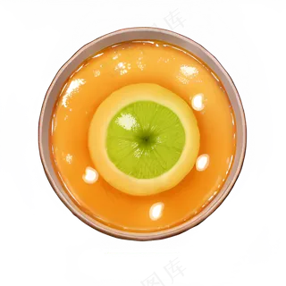 橙子诱人水果美食