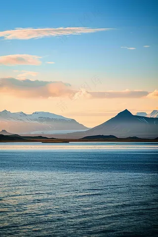 日出朝霞云雾摄影图