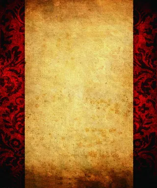 古典花纹欧式传统背景做旧风格纸张深红色