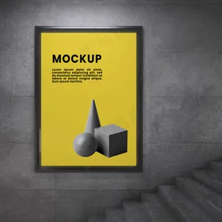 地铁站车站广告牌灯箱样机45样机