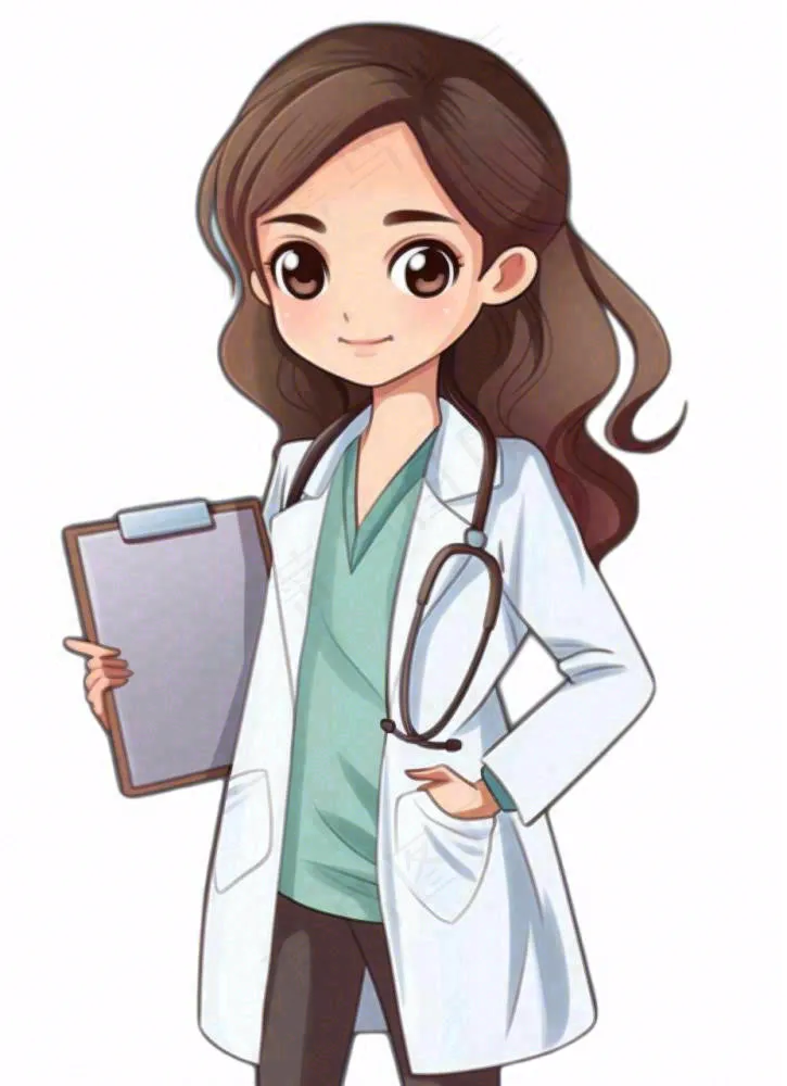 医生护士医务工作者卡通插画免抠(928x1280)