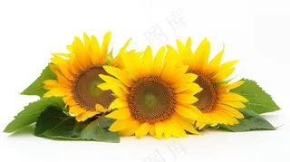 向日葵向阳鲜花摄影图