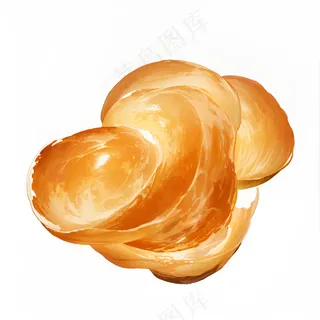 橙色 手绘 诱人 酱料 柠檬 液体 米其林 免抠 素材13