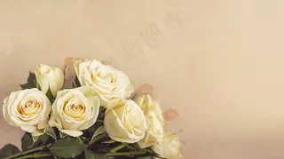 a bunch of white roses sitting on top of a table, a picture by Andries Stock, unsplash, minimalism, flowers in background, roses background, rose background 