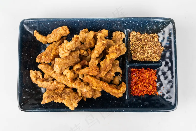 油炸鸡柳小吃美食