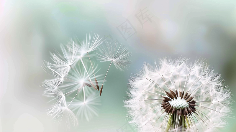 蒲公英植物春天摄影图(4368x2448)