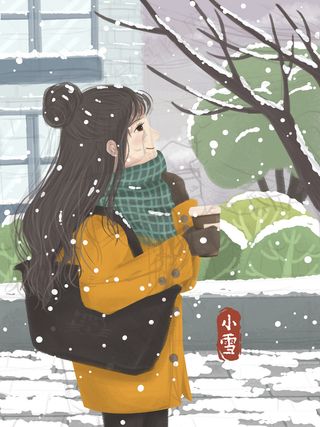 小雪传统24节气海报模板306
