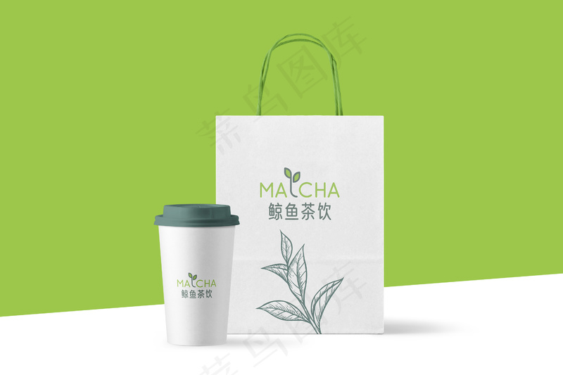 高级奶茶果饮品牌VI样机 (4)psd模版下载