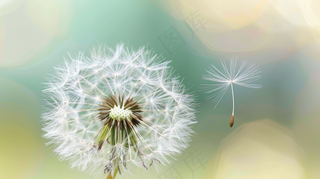 蒲公英植物春天摄影图