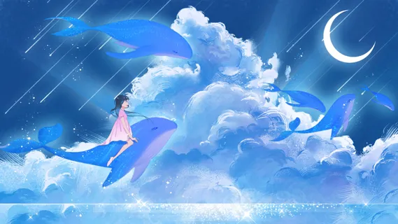 森系3浪漫海报背景