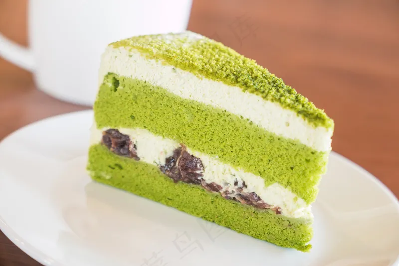 抹茶蛋糕甜品美食