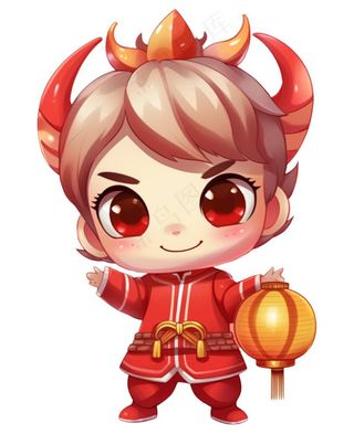 可爱卡通龙形象