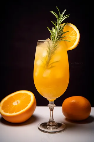 橙子果汁果茶冰镇饮料摄影图