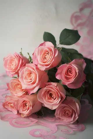 玫瑰花鲜花花朵摄影图