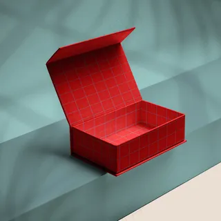 简约背景翻盖盒子样机9