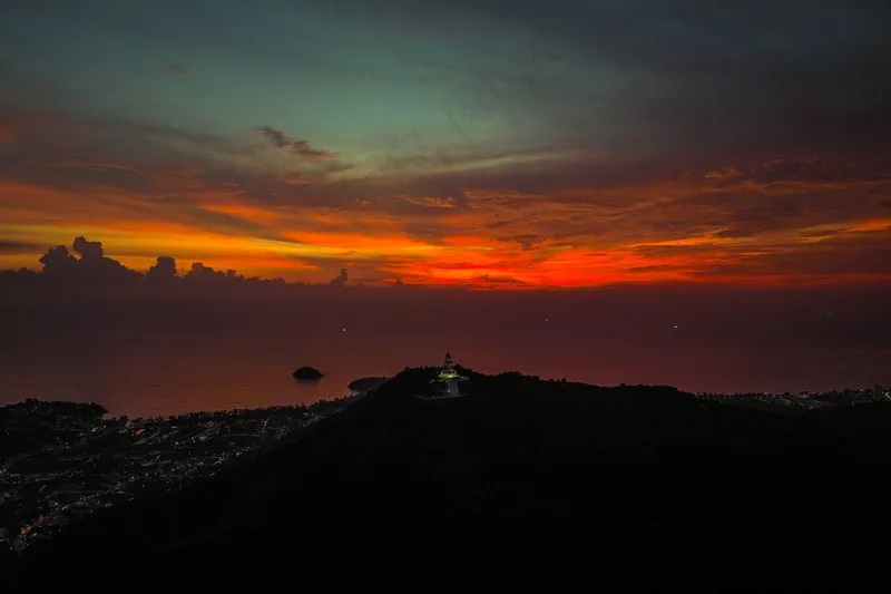 夕阳晚霞图片