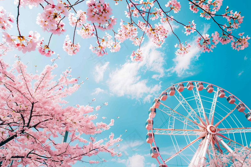 春日樱花花朵摄影图(4032x2688)