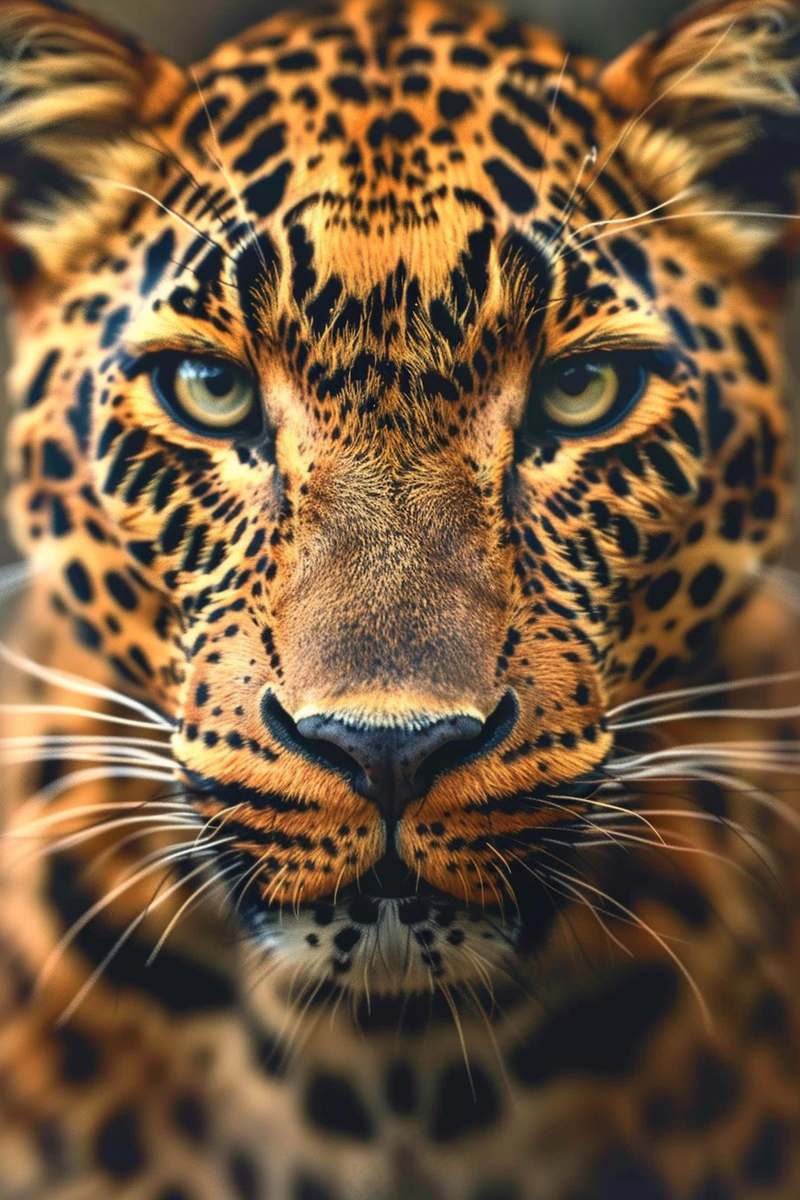 猎豹头部特写摄影图