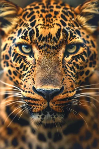 猎豹头部特写摄影图