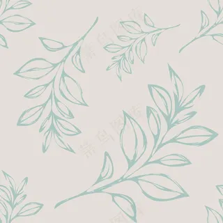 植物森系底纹