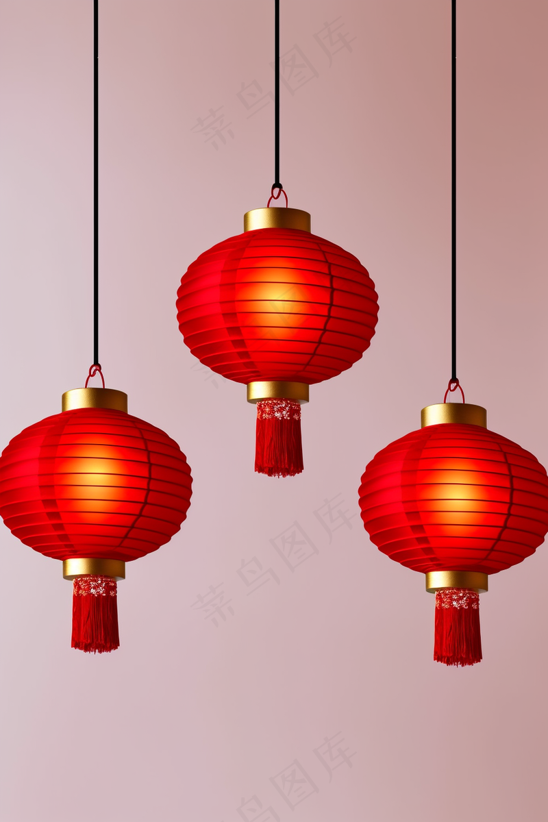 中国红灯笼喜庆节日摄影图(2688x4032)
