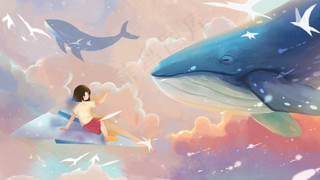 森系13浪漫海报背景