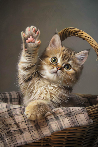 猫咪宠物猫可爱动物摄影图