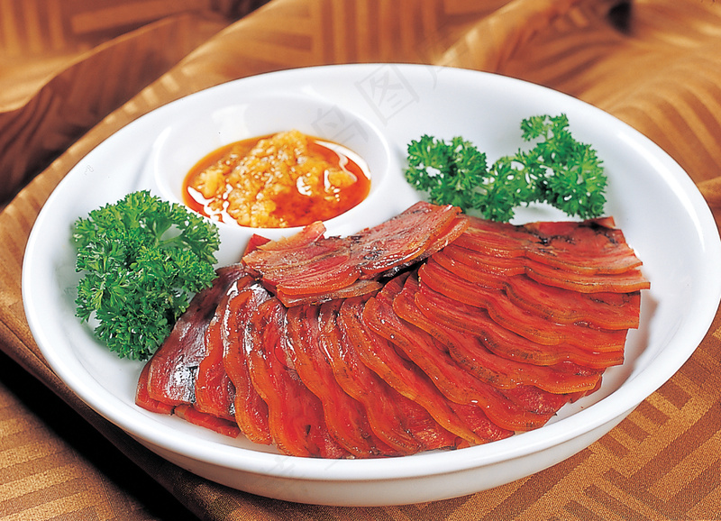 带皮酱驴肉