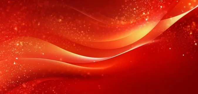 红色喜庆线条曲线科技风粒子流光特效红色展板背景 红色喜庆线条曲线科技风粒子流光特效红色展板背景