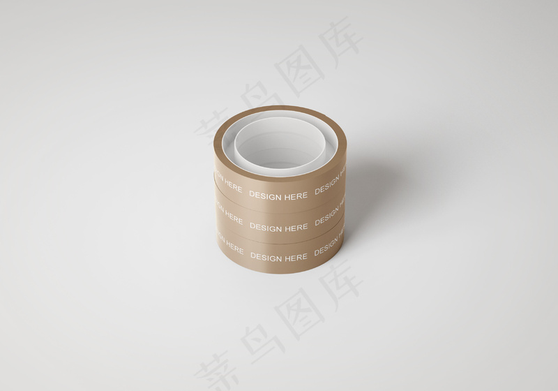 简约背景胶带样机13