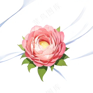 粉色花朵桃花玫瑰免抠素材39