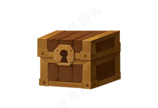 木箱子，游戏道具，箱子