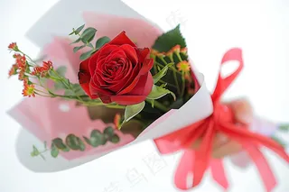 玫瑰花鲜花花朵摄影图