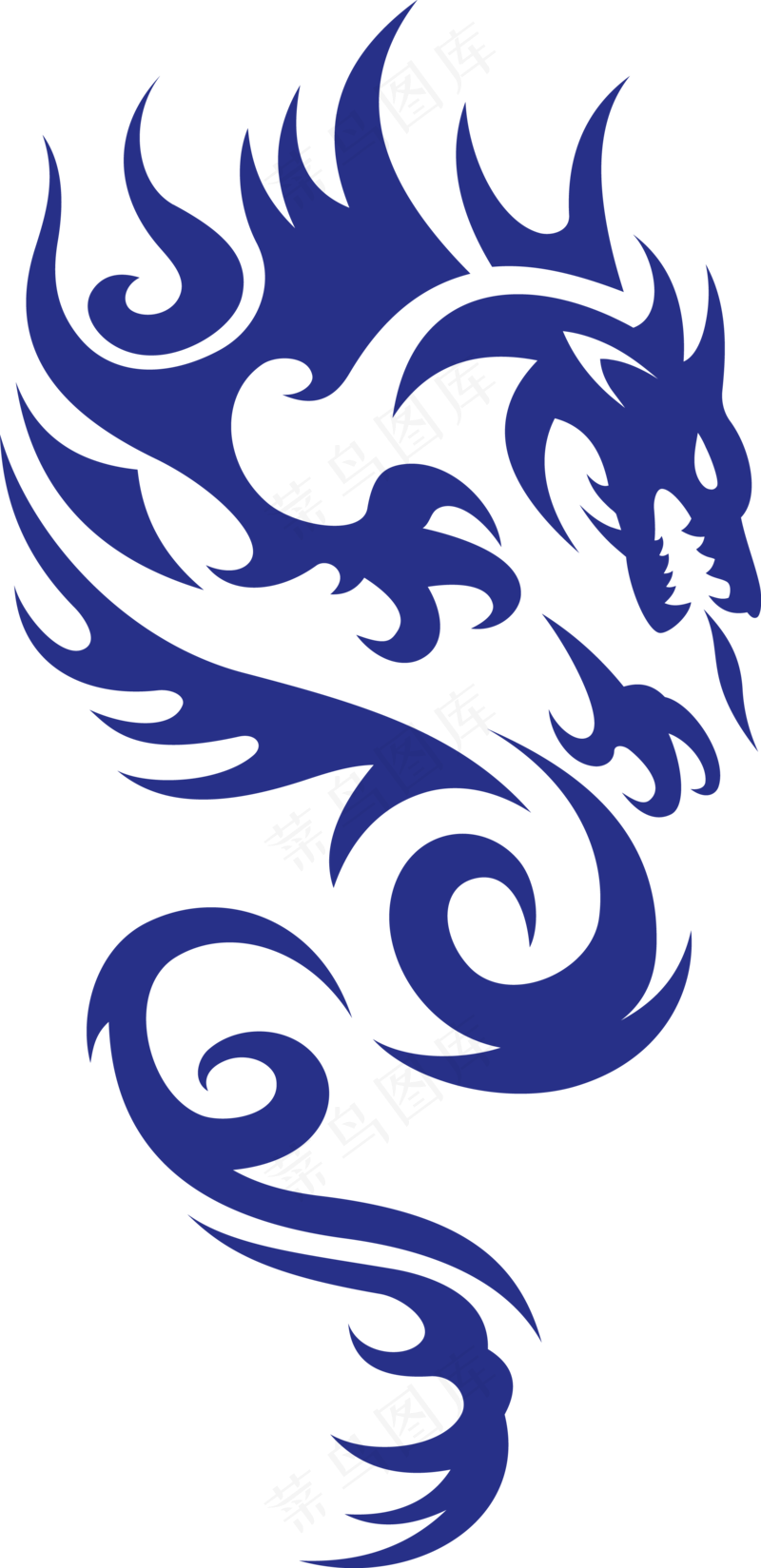 中国风金色龙元素古风水墨龙png免抠透明素材装饰图片PS素材