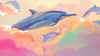 森系21浪漫海报背景