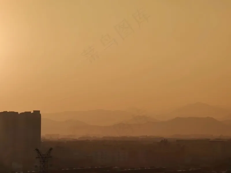 江山夕阳图