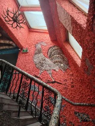 瓷房子内饰之公鸡