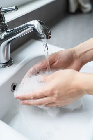 洗手清洁卫生摄影图