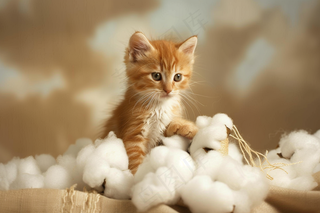 猫咪宠物猫可爱动物摄影图