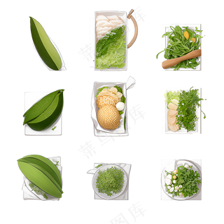 手绘练习小植物花草系列19