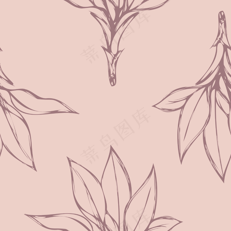 植物森系底纹