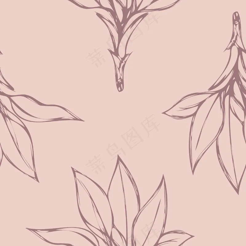 植物森系底纹