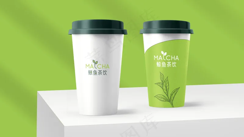 高级奶茶果饮品牌VI样机 (1)psd模版下载