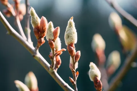 春天大树抽新芽嫩叶树枝立春摄影图 春天大树抽新芽嫩叶树枝立春摄影图